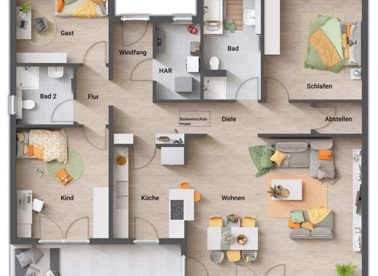 Einfamilienhaus zum Kauf 435.179 € 4 Zimmer 133,1 m² 600 m² Grundstück Kastel-Staadt 54441