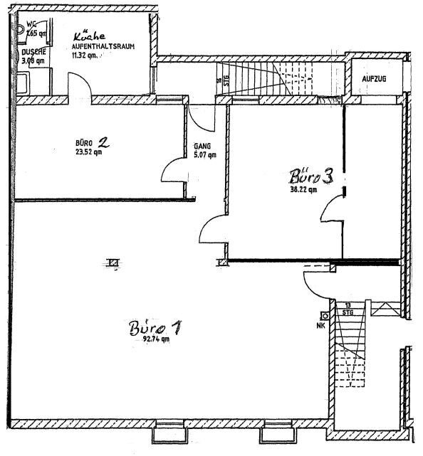 Bürofläche zur Miete 880 € 4 Zimmer 176 m²<br/>Bürofläche Pettendorf Pettendorf 93186