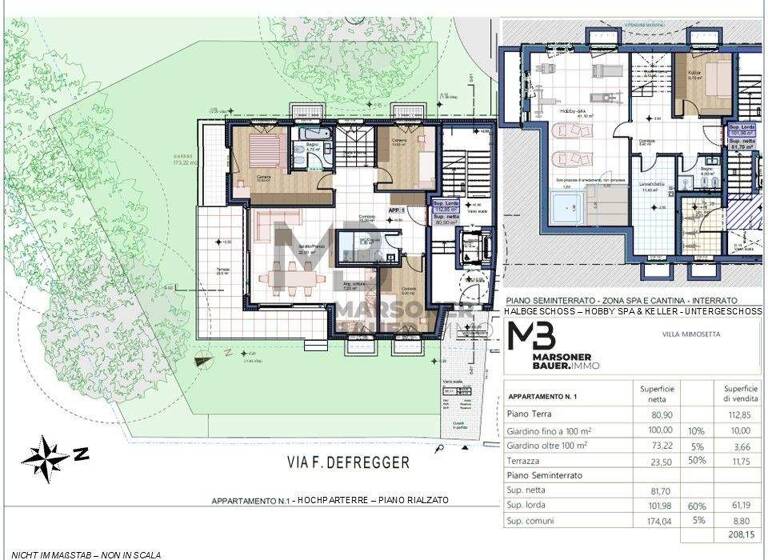 Mehrfamilienhaus zum Kauf 4 Zimmer 101,4 m² Merano / Meran 39012