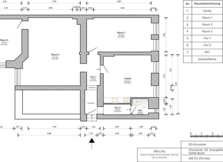 Bürofläche zum Kauf 599.000 € 100 m² Bürofläche Choriner Straße 63 Prenzlauer Berg Berlin 10435