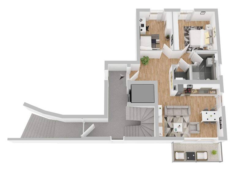 Wohnung zum Kauf - Erstbezug provisionsfrei 639.000 € 3 Zimmer 72 m² 3 Geschosse frei ab sofort Degerloch Stuttgart 70597