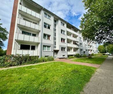 Wohnung zur Miete 460 € 3 Zimmer 57,3 m² EG Bürgermeister-Koch-Straße 3 Düsternort - Bezirk 8 Delmenhorst 27755