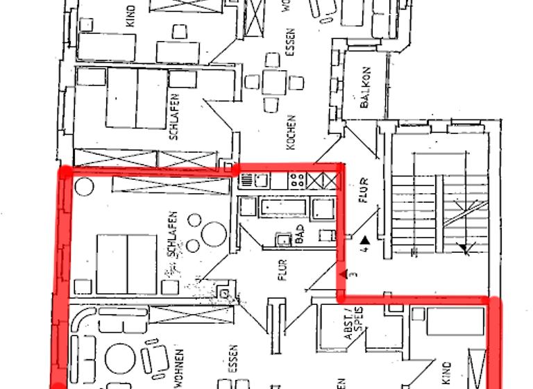 Studio zur Miete 480 € 3 Zimmer 96,3 m² 1. Geschoss Karlstr. 43 Stadtmitte Plauen 08523
