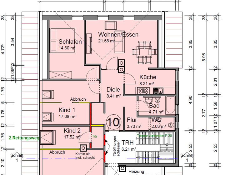 Studio zur Miete 1.630 € 4 Zimmer 98 m² EG Schillerstraße 12 Stadtmitte Esslingen am Neckar 73728