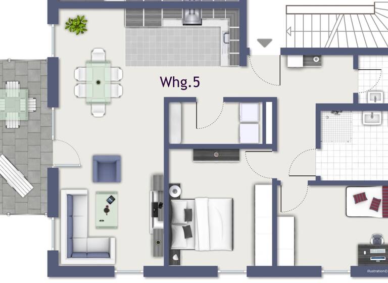 Wohnung zum Kauf 415.500 € 3 Zimmer 86,8 m²<br/>Wohnfläche 1.<br/>Geschoss Raiffeisengasse 5 Trailsdorf Hallerndorf 91352