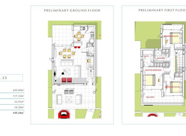Villa zum Kauf provisionsfrei 792.000 € 4 Zimmer 149,3 m² 249,9 m² Grundstück Pegeia (Coral Bay) 8575
