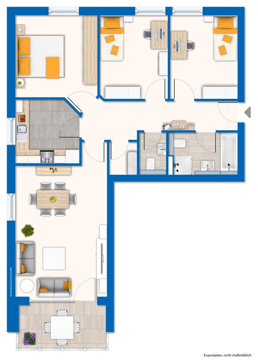 Wohnung zum Kauf 349.000 € 4 Zimmer 90 m²<br/>Wohnfläche Hand Bergisch Gladbach 51469