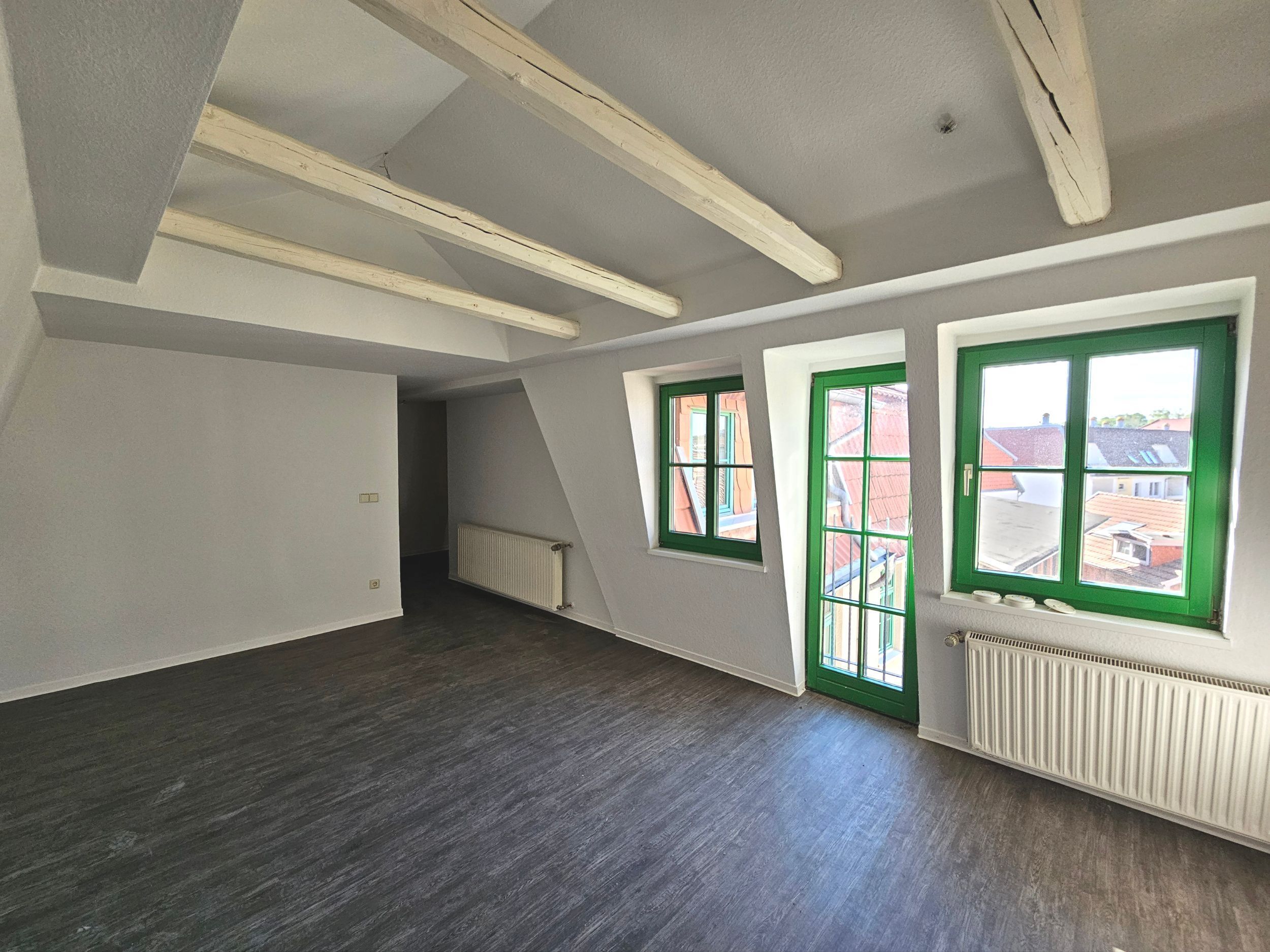 Wohnung zur Miete 320 € 2 Zimmer 59 m²<br/>Wohnfläche 4.<br/>Geschoss ab sofort<br/>Verfügbarkeit Kurze Jakobistraße 3 Mühlhausen Mühlhausen/Thüringen 99974