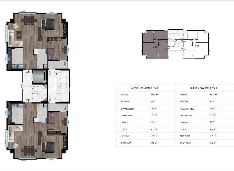 Studio zum Kauf 255.000 € 3 Zimmer 88 m² EG Istanbul 34843