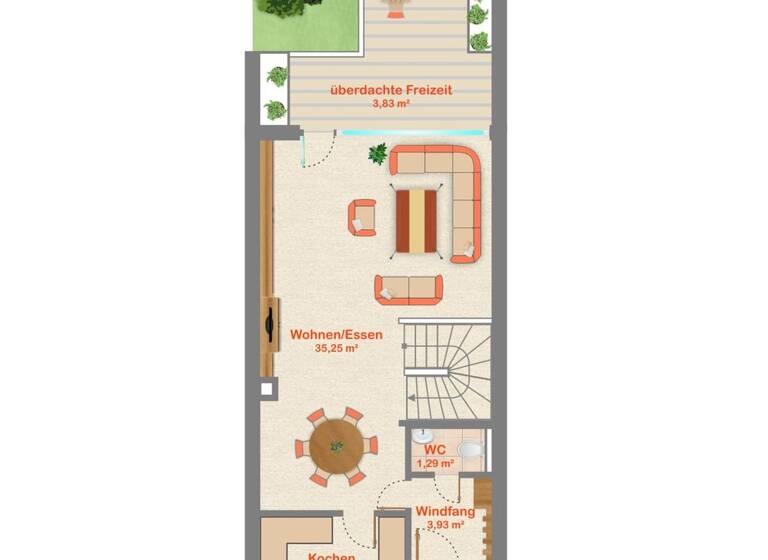 Reihenmittelhaus zum Kauf 449.000 € 5 Zimmer 140 m² 114 m² Grundstück Hirschlanden Ditzingen / Hirschlanden 71254