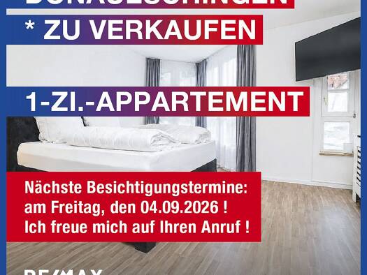 Wohnung zum Kauf 89.000 € 1 Zimmer 25,7 m² frei ab sofort Donaueschingen Donaueschingen 78166