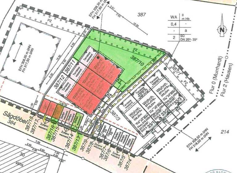 Grundstück zum Kauf provisionsfrei 115.000 € 403 m² Grundstück Baugenehmigung vorhanden Sägdöbel 31/3 Murrhardt 71540