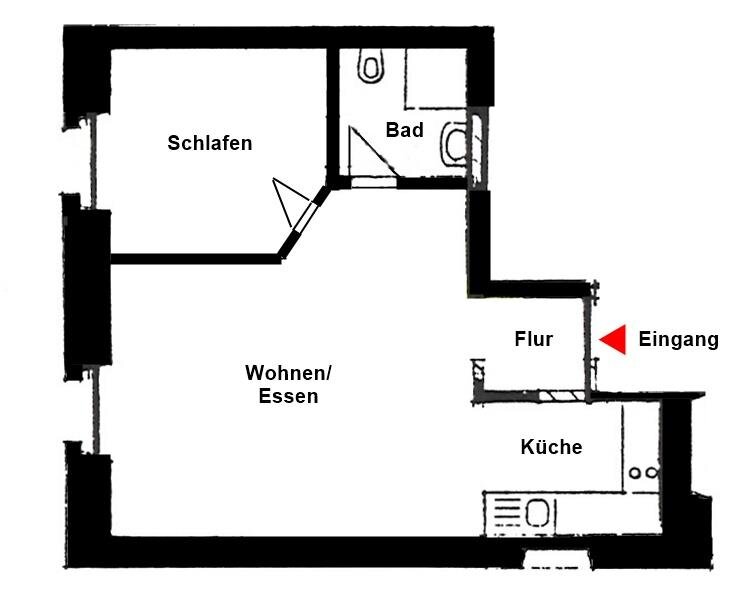 Wohnung zum Kauf 295.000 € 2 Zimmer 45 m²<br/>Wohnfläche Altstadt Konstanz 78462