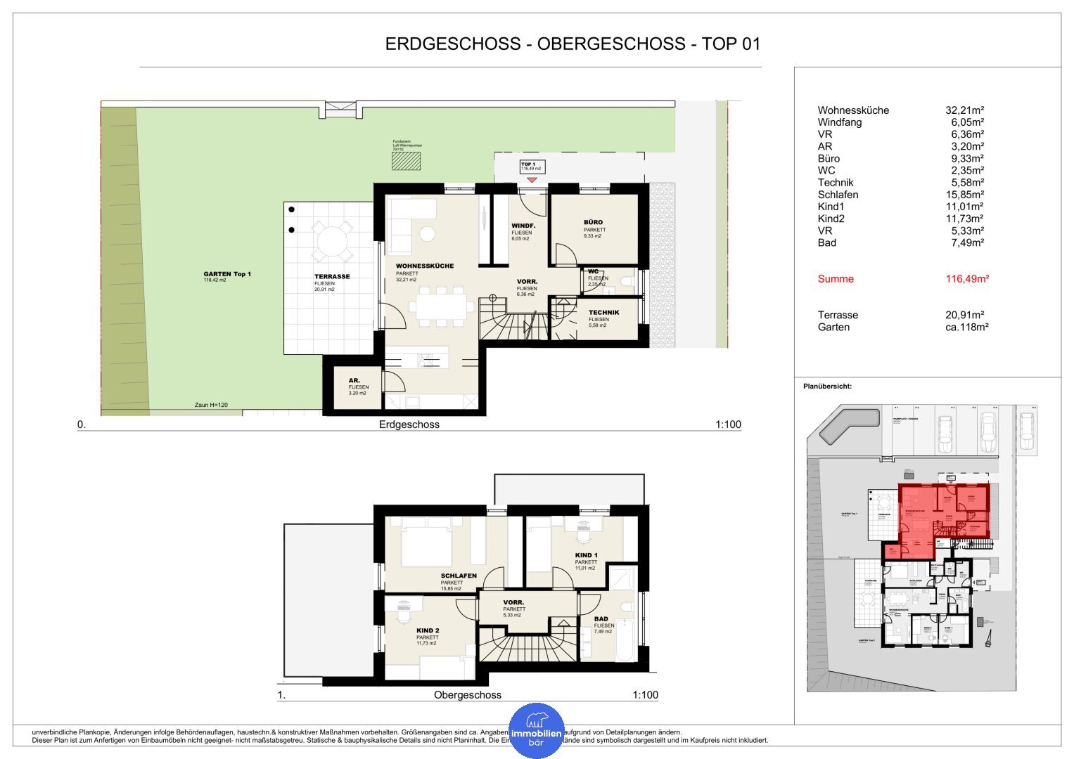 Wohnung zum Kauf 439.000 € 5 Zimmer 116,5 m²<br/>Wohnfläche Kasparkeller 44 Hofkirchen an der Trattnach 4716