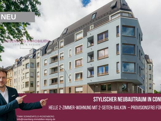 Wohnung zum Kauf 299.900 € 2 Zimmer 67,8 m² 5. Geschoss Wolfgang-Heinze-Straße 36 WE29 Connewitz Leipzig / Connewitz 04277
