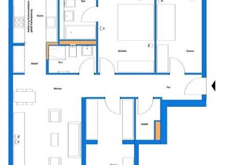 Wohnung zur Miete 1.449 € 4 Zimmer 121,5 m²<br/>Wohnfläche 4.<br/>Geschoss 01.06.2025<br/>Verfügbarkeit Rheinallee 4 h Süd Ludwigshafen am Rhein, Süd 67061