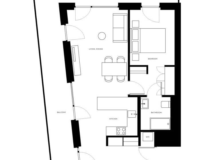 Wohnung zur Miete - Erstbezug 1.765 € 2 Zimmer 61,8 m² 23. Geschoss Dresdner Straße Wien 1200