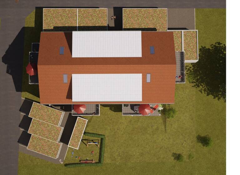 Terrassenwohnung zum Kauf - Erstbezug provisionsfrei 490.245 € 4 Zimmer 93,4 m² EG Simmozheim 75397