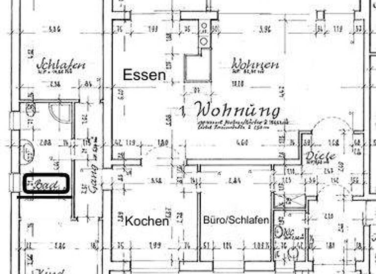 Wohnung zur Miete 1.300 € 4 Zimmer frei ab sofort Romantische Straße 35 Baldingen Nördlingen 86720