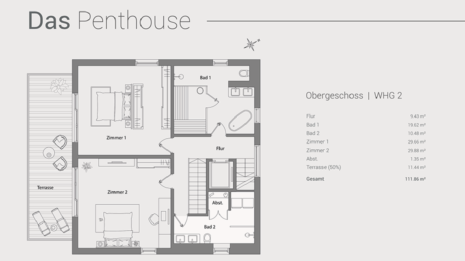 Penthouse zum Kauf 1.790.000 € 5 Zimmer 215 m²<br/>Wohnfläche 1.<br/>Geschoss Zehlendorf Berlin 14169