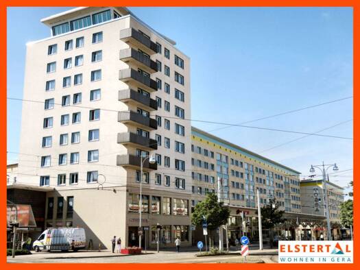 Wohnung zur Miete 427 € 3 Zimmer 60 m² 6. Geschoss Heinrichstraße 33 Innenstadt Gera 07545