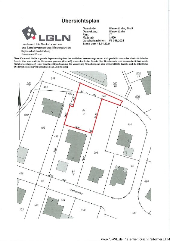 Grundstück zum Kauf 225.000 € 570 m²<br/>Grundstück Winsen - Kernstadt Winsen (Luhe) 21423