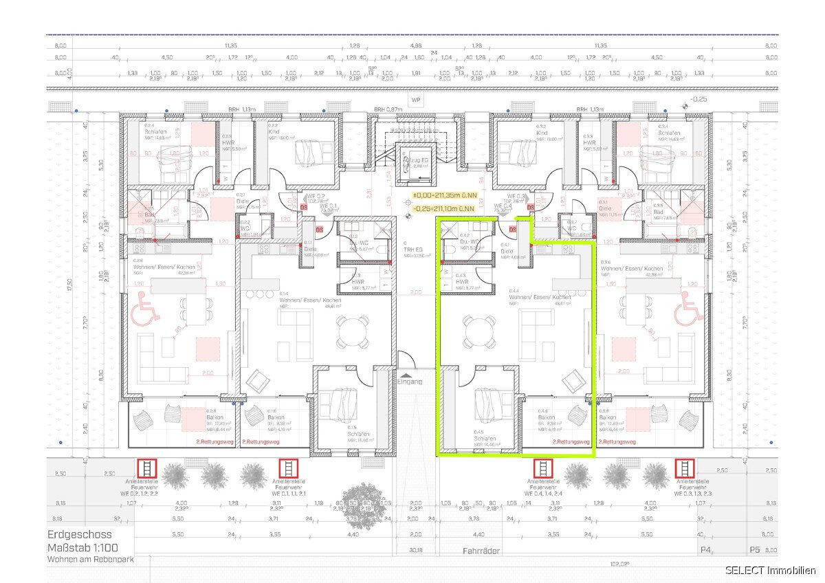 Wohnung zum Kauf 279.000 € 2 Zimmer 75,3 m²<br/>Wohnfläche EG<br/>Geschoss Kleinblittersdorf Kleinblittersdorf 66271