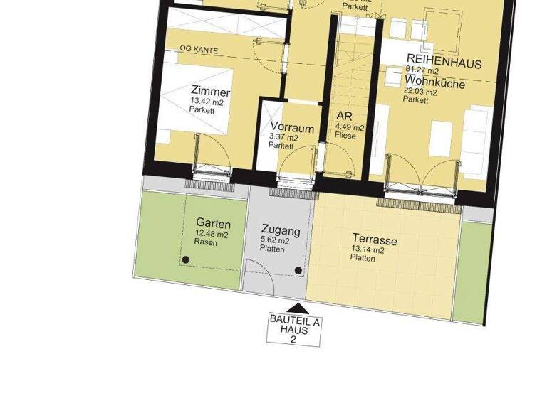 Reihenmittelhaus zum Kauf - Erstbezug 619.000 € 4 Zimmer 81,3 m² Klederinger Straße 151 Wien 1100