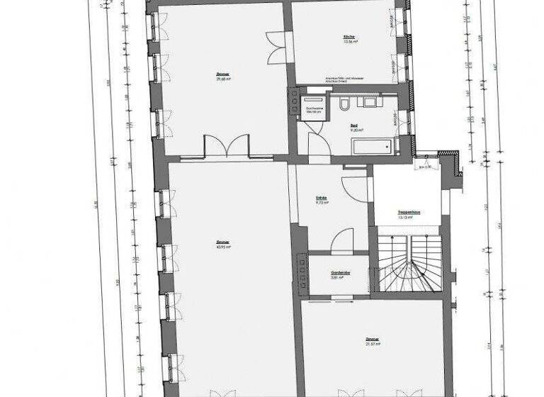 Wohnung zur Miete 1.975 € 3 Zimmer 131,5 m² 2. Geschoss Brautstr. 34 Eberswalde 16225