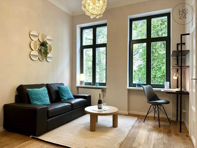 Wohnung zur Miete Wohnen auf Zeit 950 € 2 Zimmer 43 m²<br/>Wohnfläche 01.05.2025<br/>Verfügbarkeit Zentrum - Süd Leipzig 04107