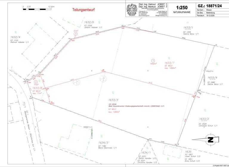 Grundstück zum Kauf 177.000 € Obere Höhenstraße Wiesen 7203