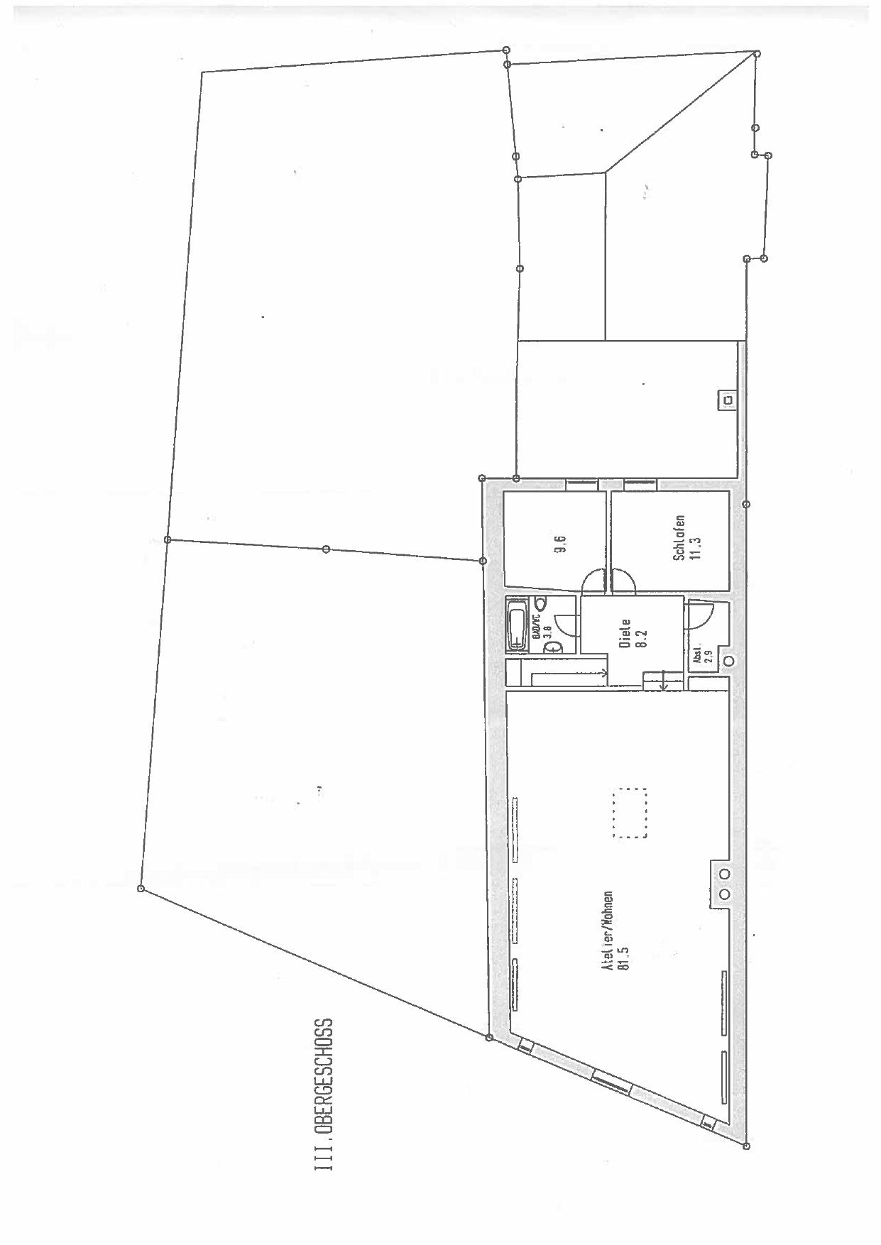 Maisonette zur Miete 1.250 € 3 Zimmer 120 m²<br/>Wohnfläche 3.<br/>Geschoss Poststr. 44 Bad Reichenhall Bad Reichenhall 83435