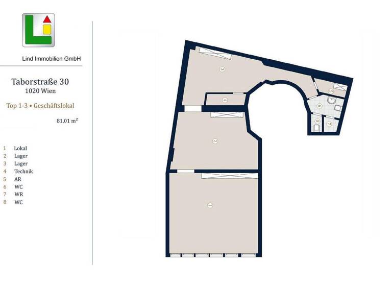 Laden zur Miete 30 € Wien 1020