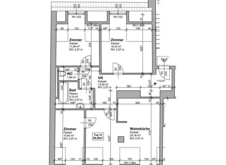 Wohnung zum Kauf provisionsfrei 346.000 € 4 Zimmer 88,3 m² Eggenberg Graz 8020