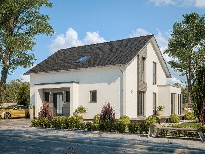 Immobilie in Mickhausen - Alleinstehendes luxuriöses EFH Life158,, bezugsfertig wie abgebildet, zzgl. NK, mit familiengerechter Raumaufteilung und Wintergarten - Bild 4