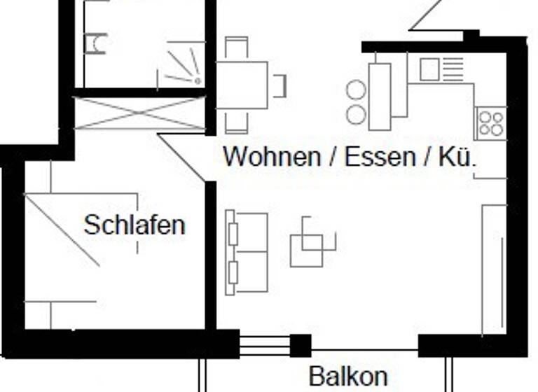 Wohnung zur Miete 915 € 2 Zimmer 65,4 m² 2. Geschoss frei ab 09.04.2026 Schwabstrasse 63 Weinsberg 74189
