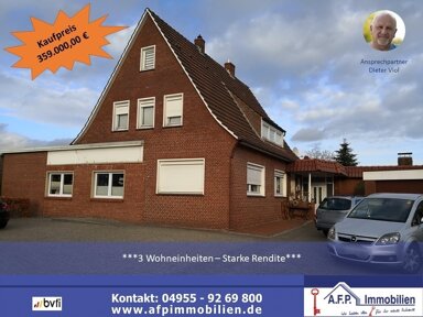 Mehrfamilienhaus zum Kauf 359.000 € 9 Zimmer 263 m² 2.474 m² Grundstück Rhaudermoor Rhauderfehn 26817