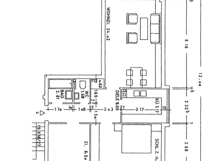 Wohnung zur Miete 940 € 3 Zimmer 68 m² EG frei ab 01.05.2026 Höllentalstraße 13 Sendling-Westpark München 81377