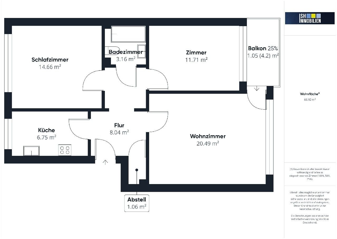 Wohnung zum Kauf 189.000 € 3 Zimmer 68 m²<br/>Wohnfläche 1.<br/>Geschoss Marmstorf Hamburg 21077