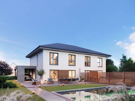 Villa zum Kauf 4 Zimmer 128,4 m² 641 m² Grundstück Am Hang Schönfeld Schönfeld 01561