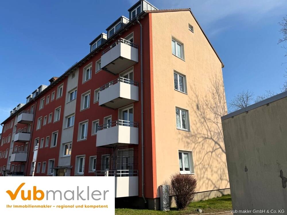 Immobilie in Hof - Kapitalanlage mit Perspektive - Vermietete 2-Zimmer-Wohnung in Hof - Bild 0