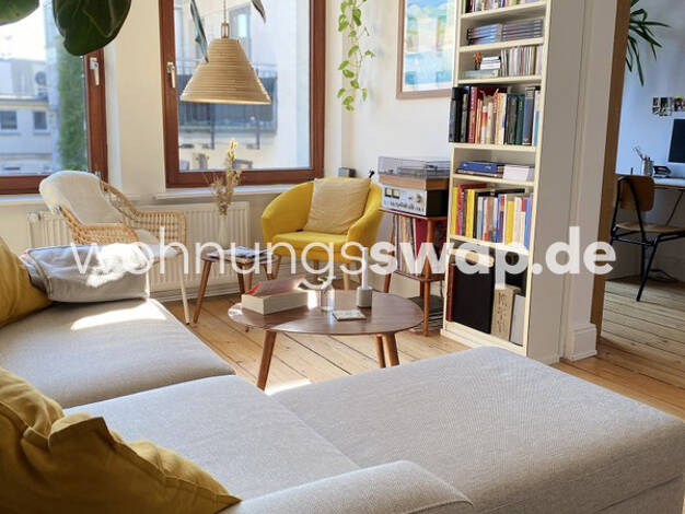 Studio zur Miete Tauschwohnung 1.350 € 3 Zimmer 66 m² 4. Geschoss Sternschanze Hamburg 20357