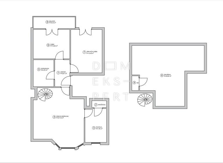 Wohnung zum Kauf 375.000 € 3 Zimmer 107 m² 2. Geschoss Maksimir 10000