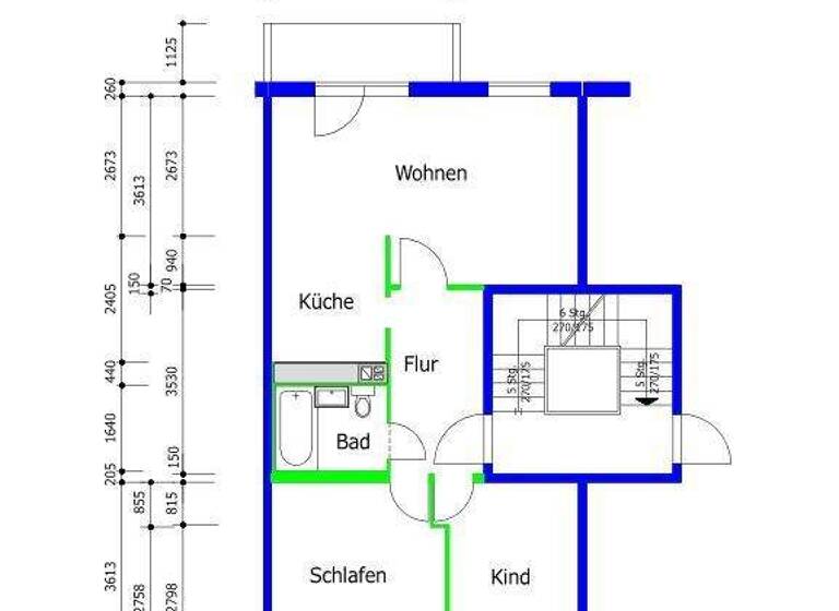 Wohnung zur Miete 302 € 3 Zimmer 54,5 m² 5. Geschoss frei ab 01.04.2026 Alexander-Gerbig-Straße 34 Suhl 98527