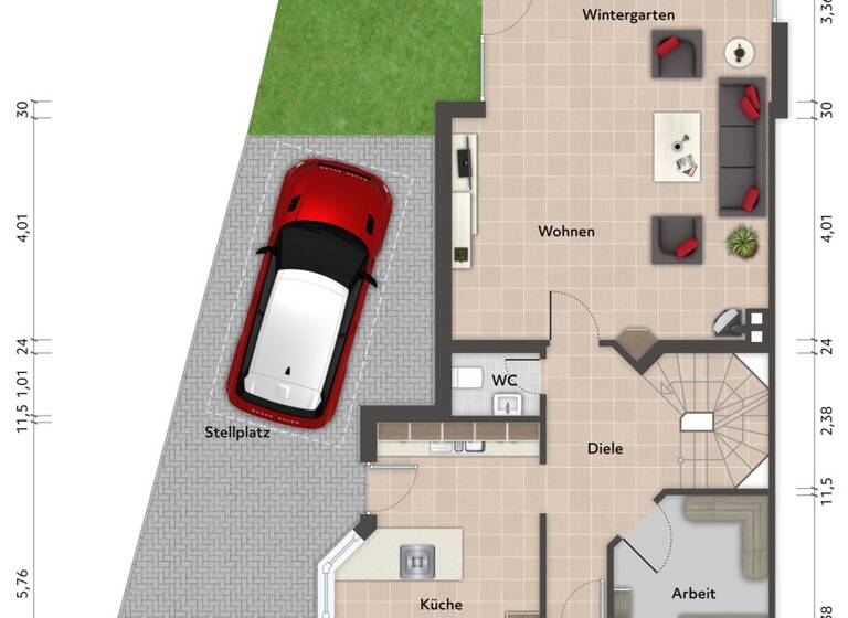 Reihenendhaus zum Kauf 649.000 € 6 Zimmer 148 m² 490 m² Grundstück Garstedt Norderstedt 22848