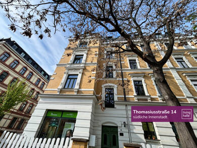 Wohnung zur Miete 500 € 2 Zimmer 66 m² 1. Geschoss Thomasiusstraße 14 Südliche Innenstadt Halle 06110