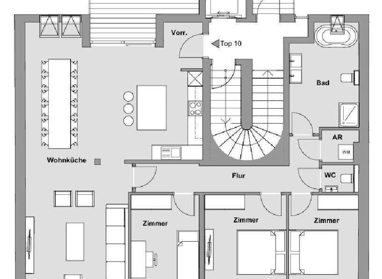 Terrassenwohnung zum Kauf - Erstbezug 1.290.000 € 4 Zimmer 4. Geschoss Wien 1180