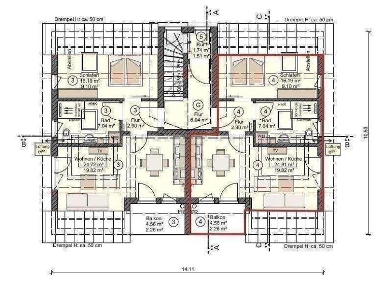Wohnung zum Kauf - Erstbezug provisionsfrei 297.975 € 2 Zimmer 41,1 m² 1. Geschoss Zingst 18374