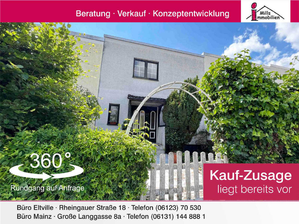 Reihenmittelhaus zum Kauf 445.000 € 4 Zimmer 115 m²<br/>Wohnfläche 180 m²<br/>Grundstück Hechtsheim Mainz 55129