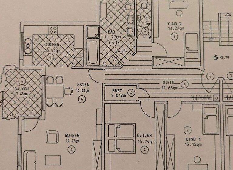 Wohnung zum Kauf provisionsfrei 685.000 € 4 Zimmer 125 m² 1. Geschoss Oftersheim 68723